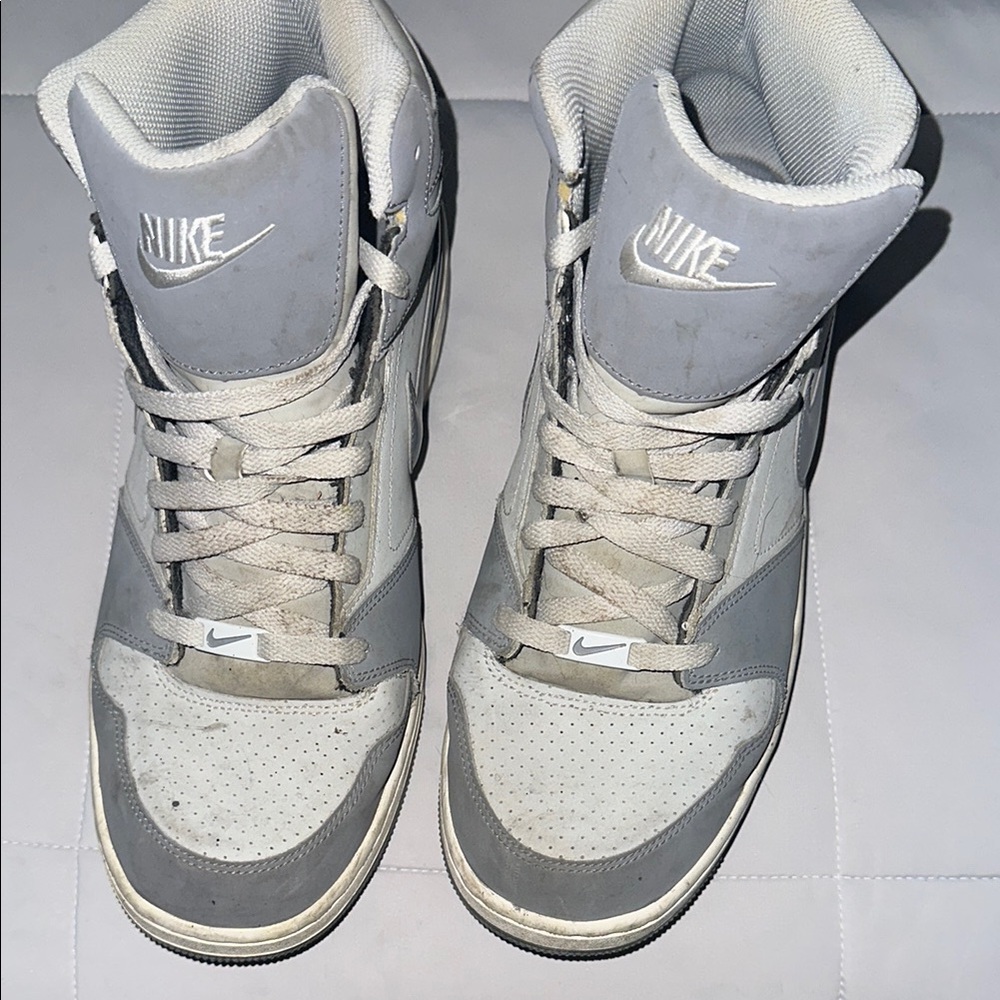 Nike Gray High-Top Sneakers